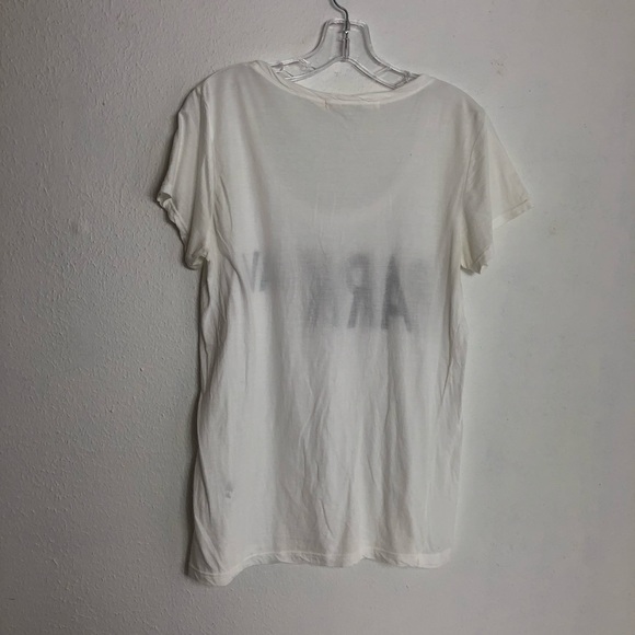 Michael Stars “Park Av” White Short Sleeve Tee OS - Picture 2 of 7